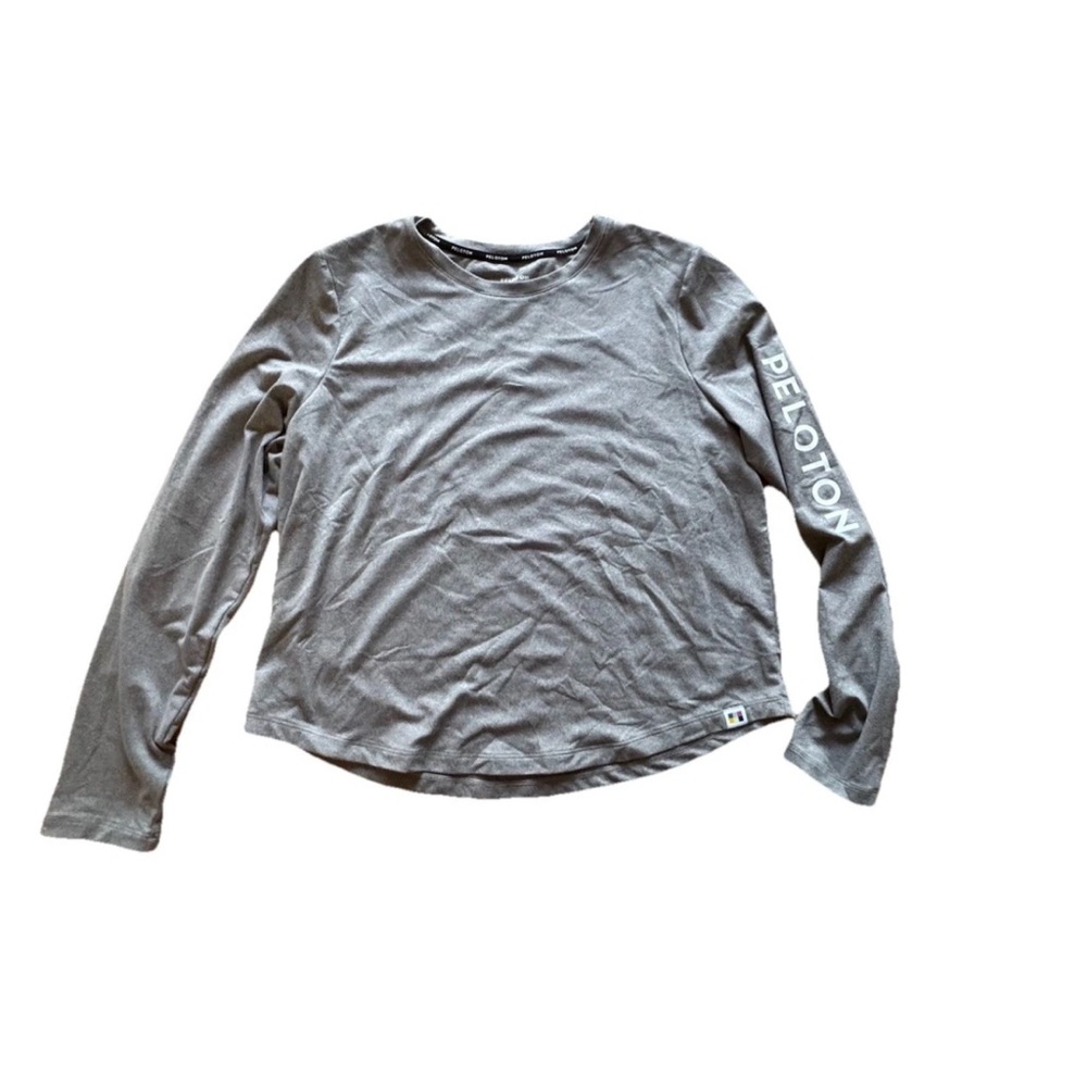 Peloton Women’s Gray Long Sleeve Shirt Size Large
